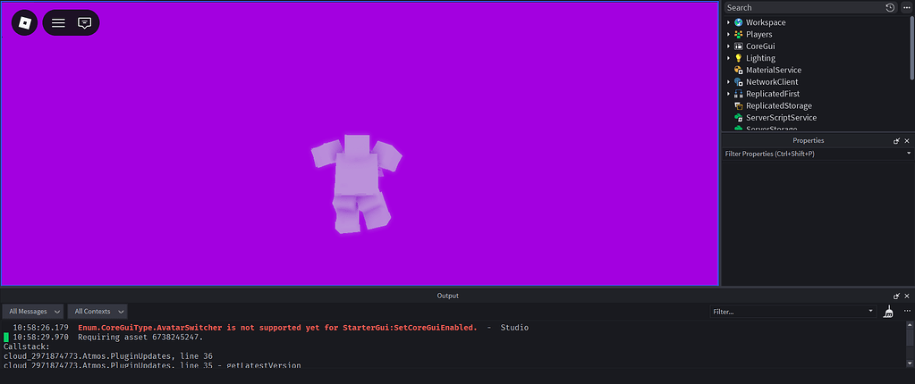 Turn off AvatarSwitcher core ui - Scripting Support - Developer Forum ...