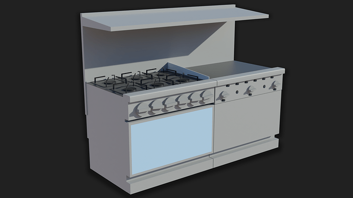 Commercial Stove Oven Showcase