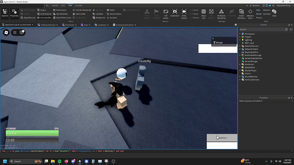 2 player emotes not working as intended - Scripting Support - Developer ...