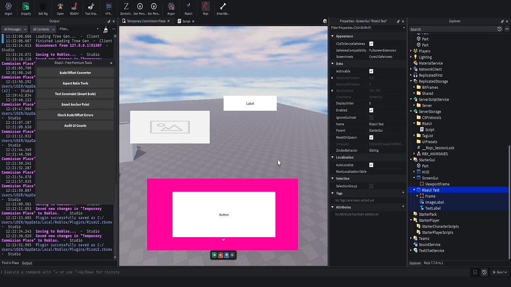 Riceui RiseUI - Free Powerfull UI Plugins :> - Community Resources - Developer ...