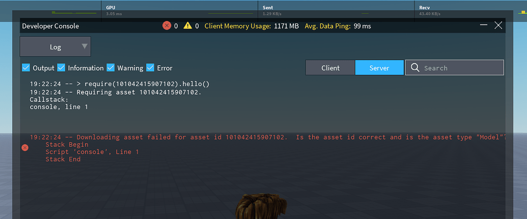 New public modules cannot be required across experiences anymore ...