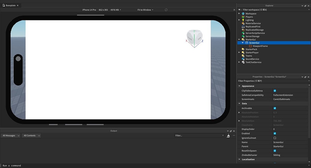 ScreenGui.SafeAreaCompatibility=FullscreenExtension unexpected behavior ...