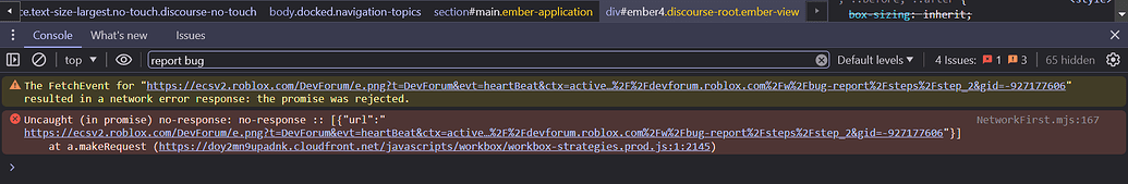 "Report Bug" button is missing - Forum Bugs - Developer Forum | Roblox