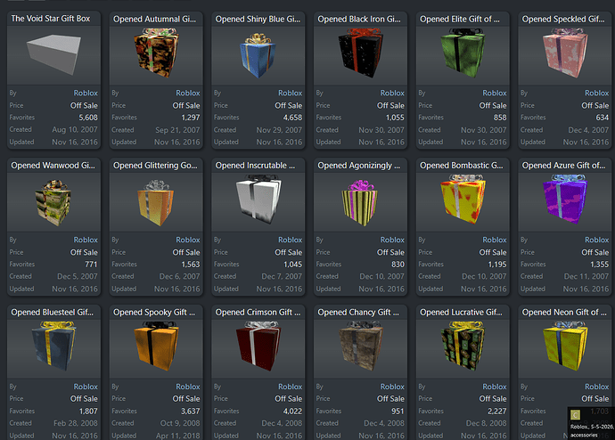 Many ribbons on the gifts from Giftsplosions events are cut off ...