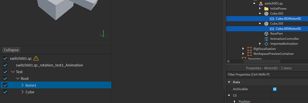 3D Import uploads Animations even though I unchecked "Upload to Roblox ...