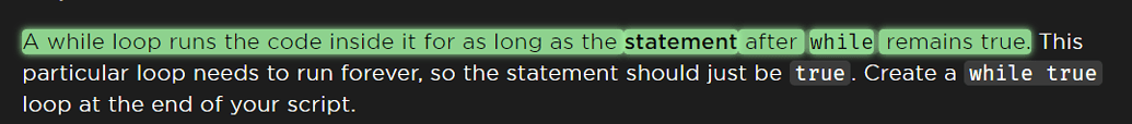 Will a true loop continue to run if the script is disabled after its ...