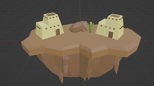 blender build house island 1
