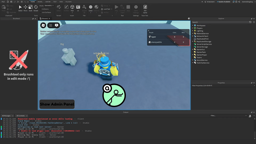 Push Script Roblox Push mechanic working oddly on map - Scripting Support - Developer ...