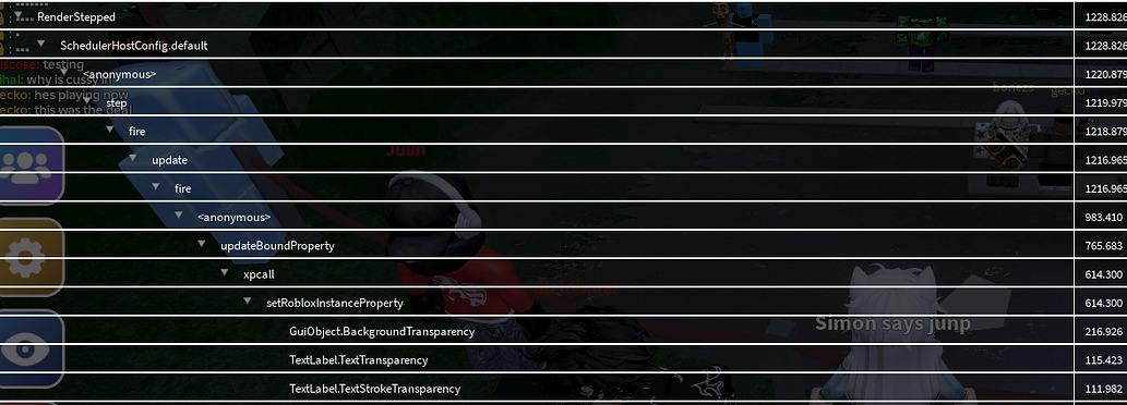 Lag spikes from ExperienceChat - Scripting Support - Developer Forum ...