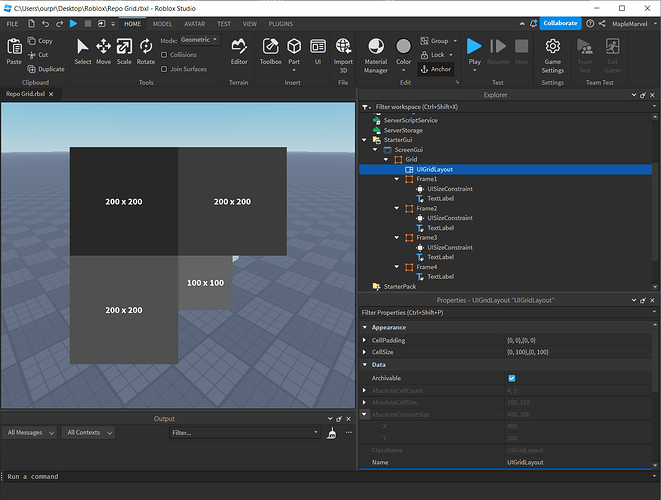 Repo Grid