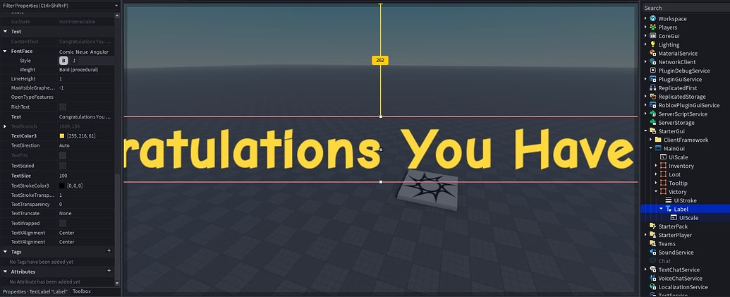 Allow TextSize above 100 - Engine Features - Developer Forum | Roblox