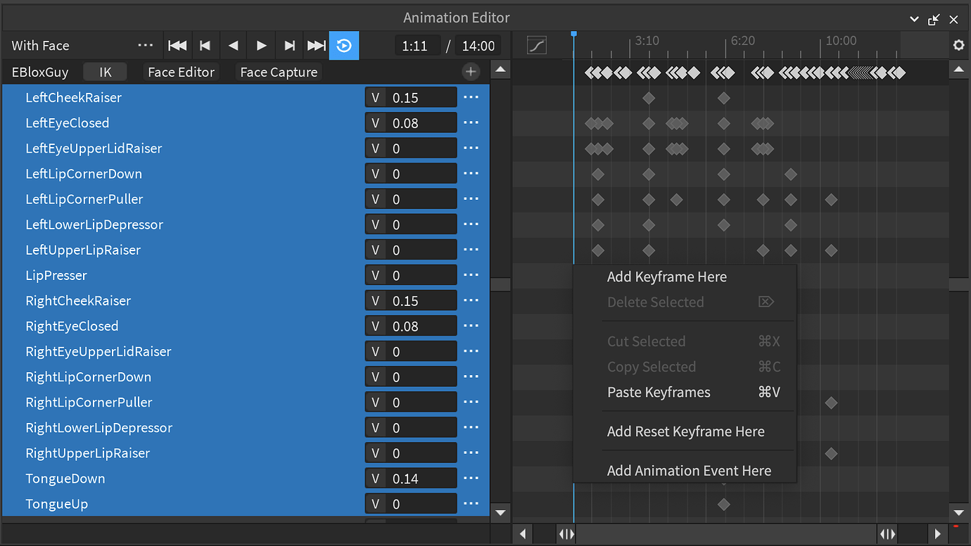 How to add multiple keyframes at once? - Art Design Support - Developer ...