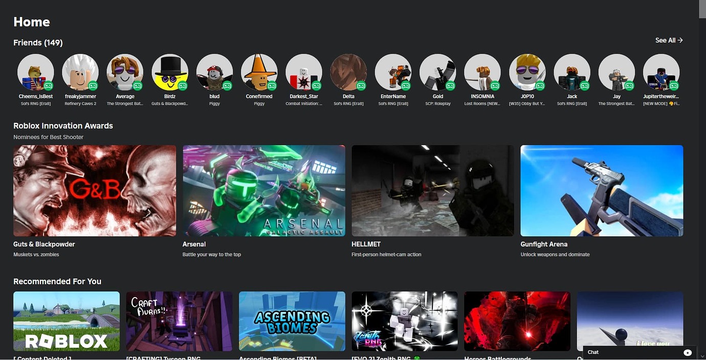 Roblox website formatting oddly (again) - Platform Usage Support ...