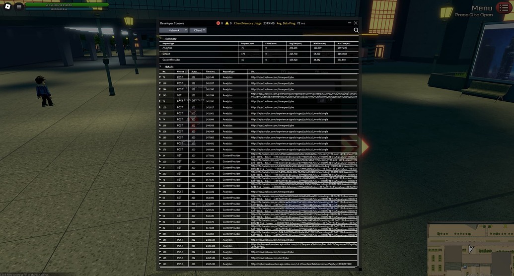 Roblox Analytics causing 2500ms ping lag - Engine Bugs - Developer ...