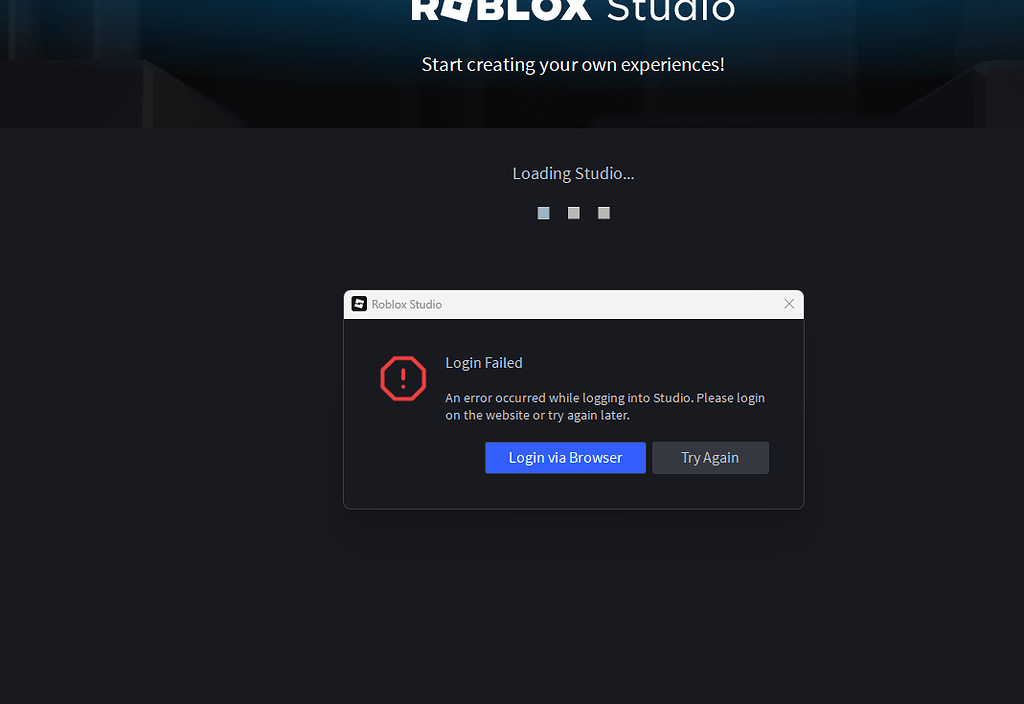 Login stucked Looped - Studio Bugs - Developer Forum | Roblox