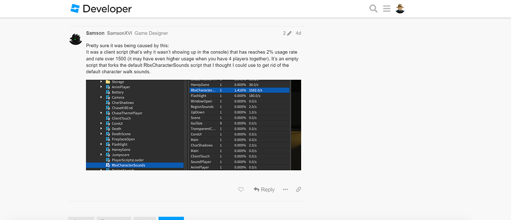 Crash rate 7.5% but no high usage scripts - Engine Bugs - Developer ...