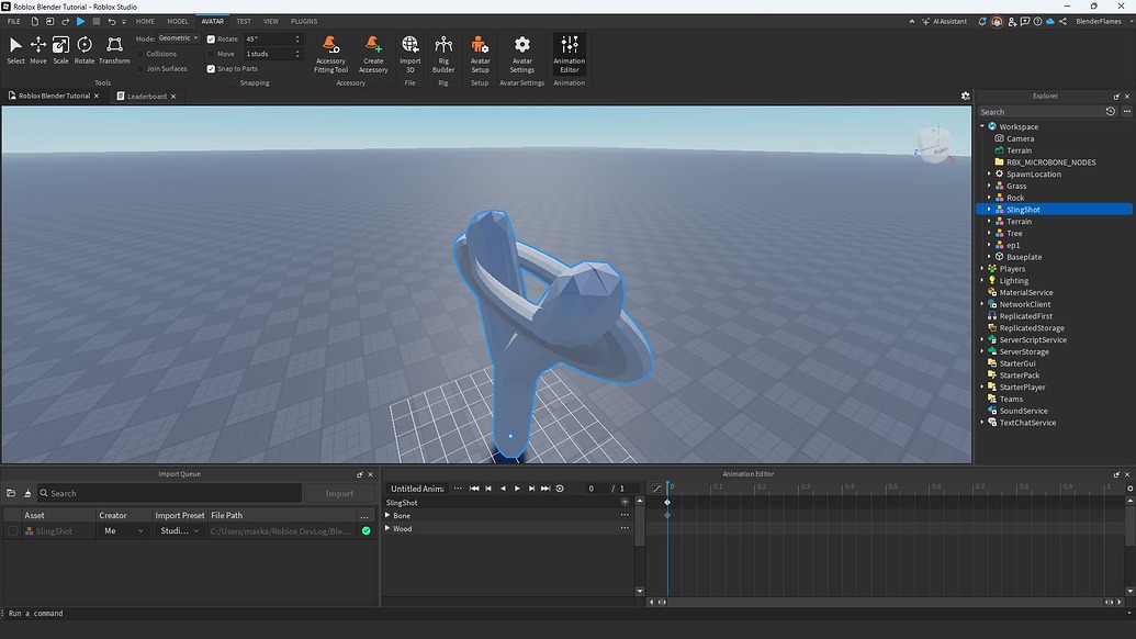Bones not appearing to Roblox Studio Animation Editor - Art Design ...