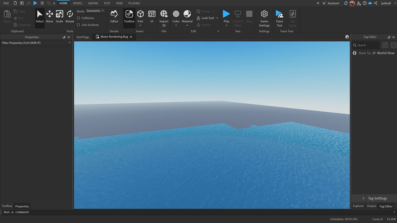 Water has low render distance in studio - Engine Bugs - Developer Forum ...