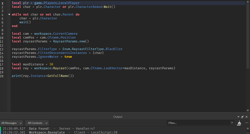 Help with workspace:Raycast() - Scripting Support - Developer Forum ...