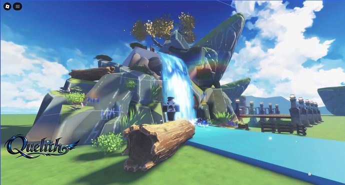 [Showcase] Stylized Waterfall Environment - Custom Models & Textures ...