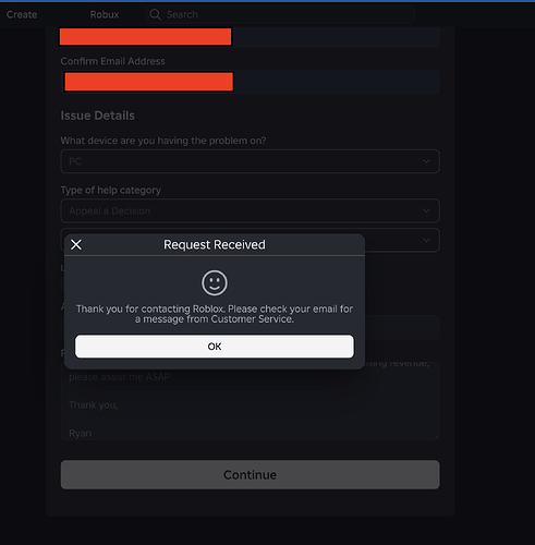 Roblox Has Blacklisted Me From Support - Platform Usage Support ...