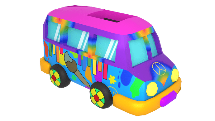 Groovy Van Render FRONT