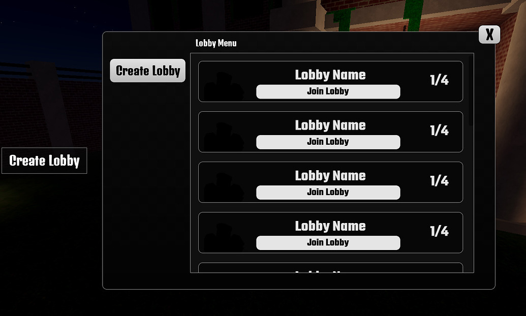 Making gui lobby menu help - Scripting Support - Developer Forum | Roblox