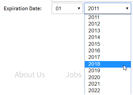 dropdown