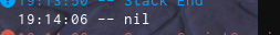 nil print