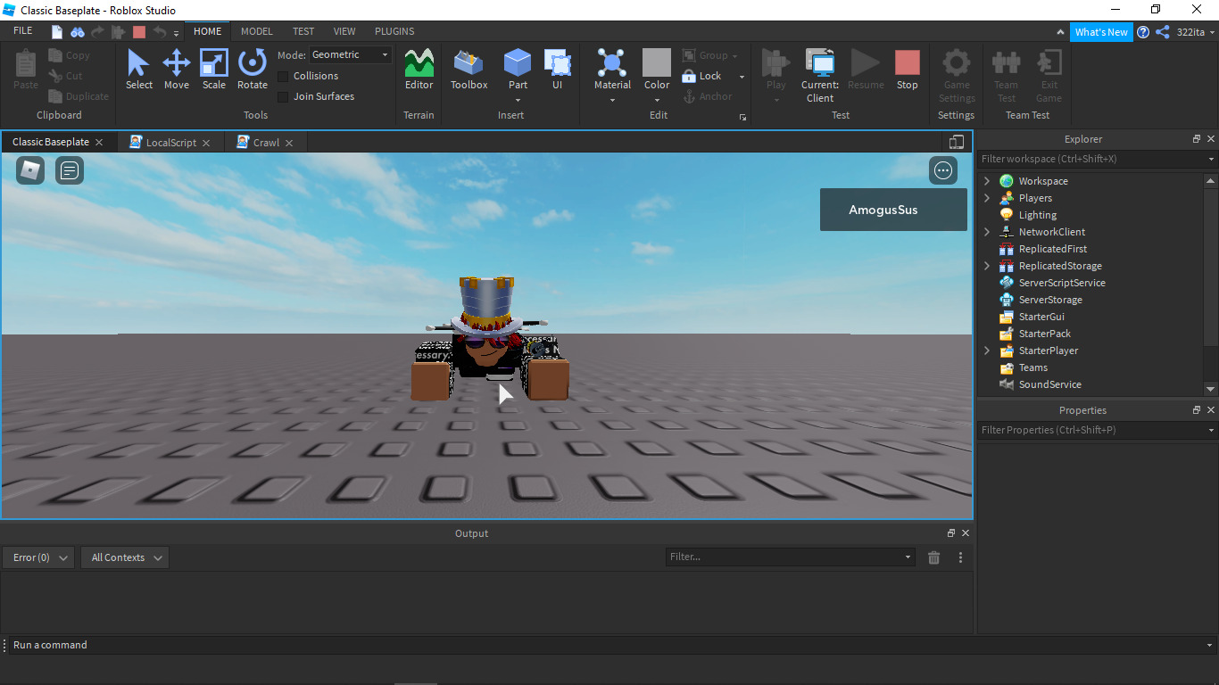 When in first person the player dosent fade or turn with the camera ...