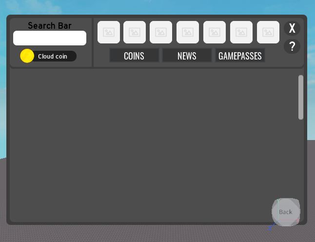 Shop gui