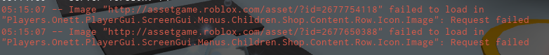 Images failing to load in - Engine Bugs - Developer Forum | Roblox