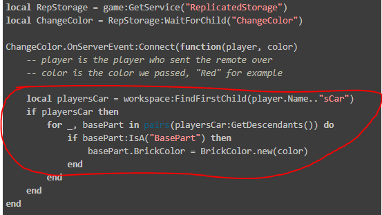 A-Chassis Paint GUI Help - Scripting Support - Developer Forum | Roblox
