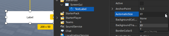 AutomaticSize not working - Studio Bugs - Developer Forum | Roblox