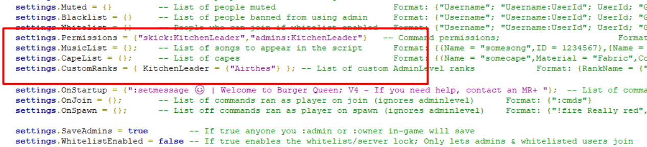 Adonis admin, custom rank trello board - Scripting Support - Developer ...