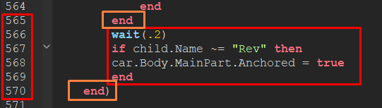 How to make car with A-Chassis anchor when park? - Scripting Support ...