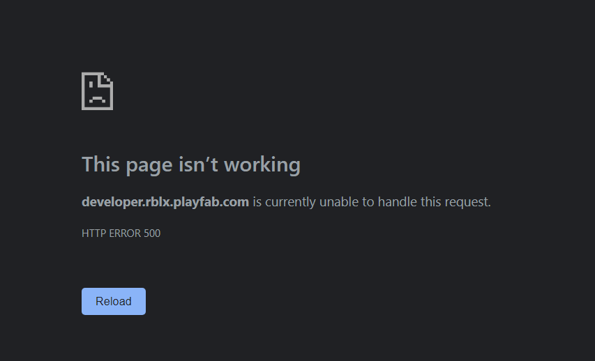 Unable to access playfab developer portal for Roblox - Website Bugs ...