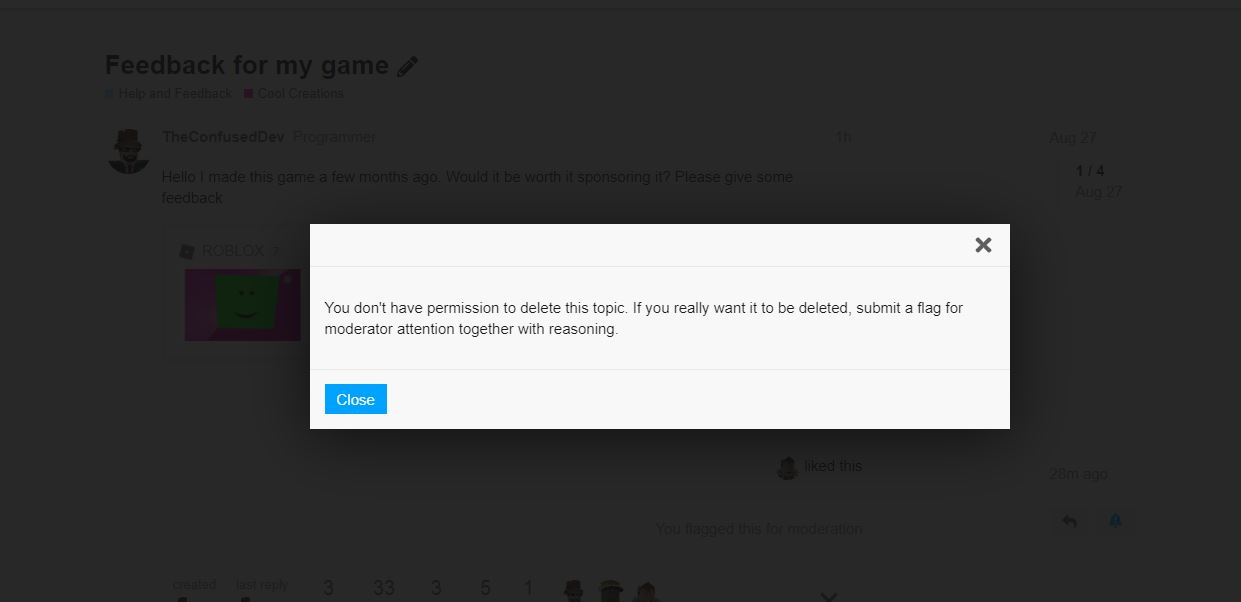 forum bug