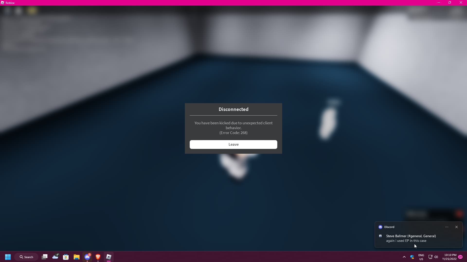 Disconnect Player On Removal From DataModel Announcements Developer 