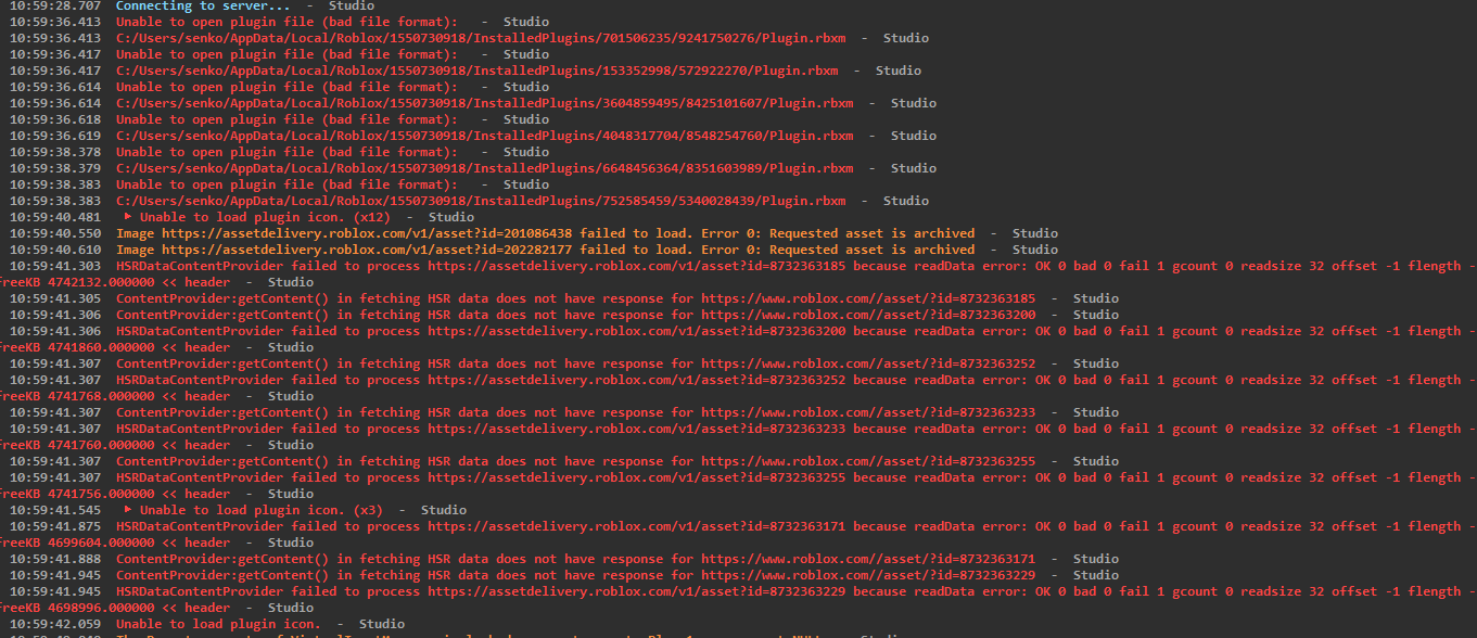 Most assets fail to load - Page 3 - Engine Bugs - Developer Forum | Roblox