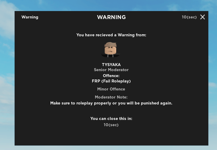 Admin Pannel, Warning System, Announcement & More GUI Feedback (No ...