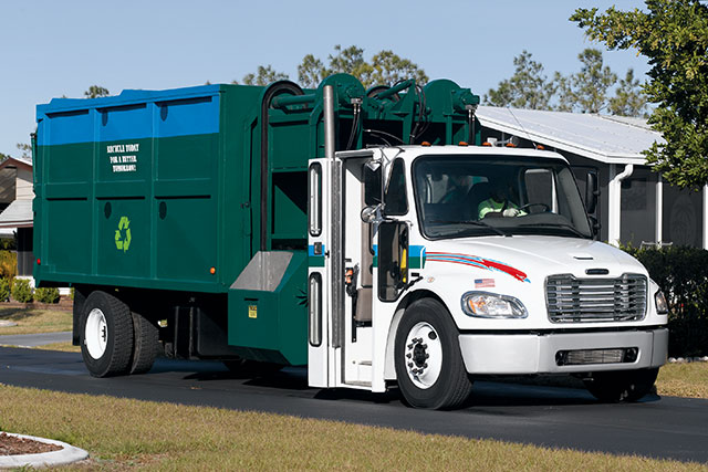 Benefits of Natural Gas Garbage Trucks | Freightliner Trucks