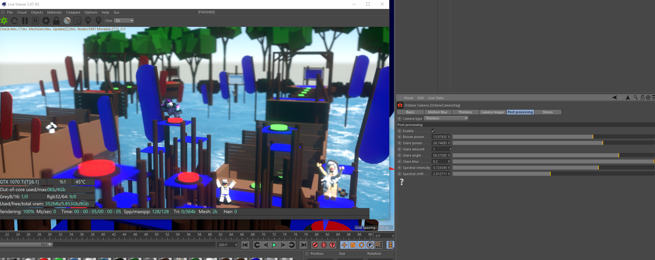 Texturing roblox terrain in C4D - Art Design Support - Developer Forum ...