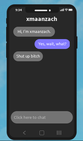Phone Chat UI