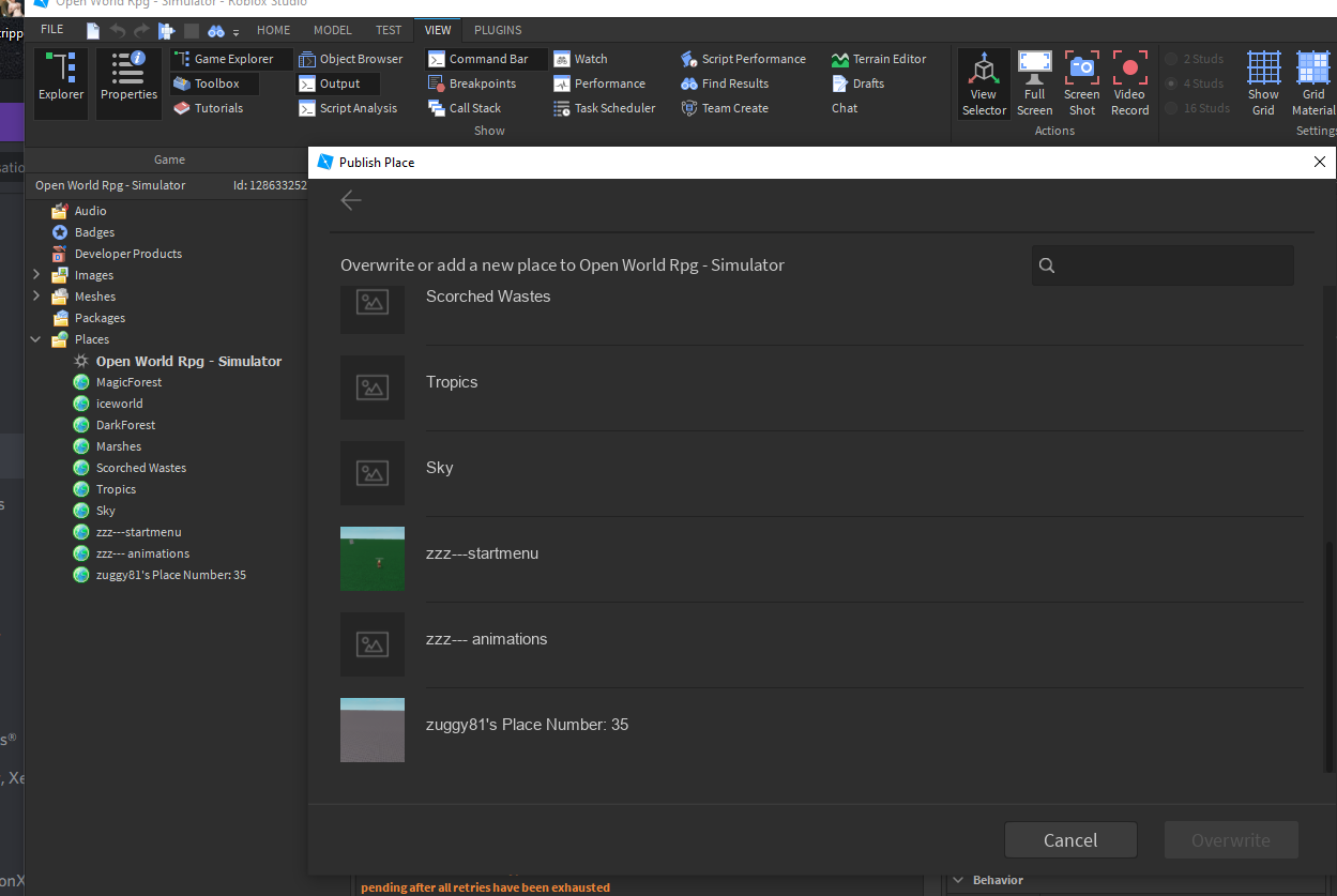 Copying and Pasting terrain - Scripting Support - Developer Forum | Roblox