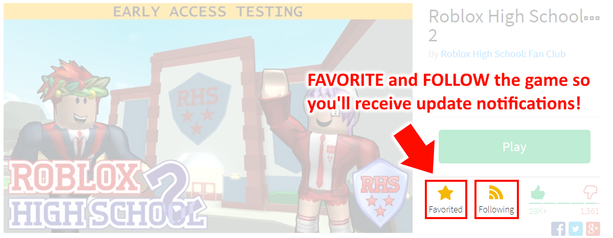 Roblox High School 2 - Release Date Announcement! - Bulletin Board ...