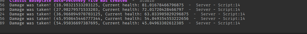How to detect when you get damaged - Page 2 - Scripting Support ...