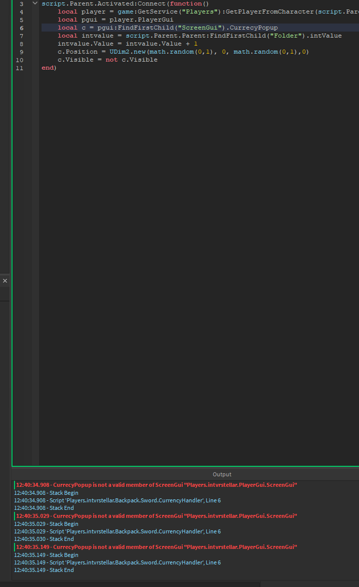 I need help with a script - Scripting Support - Developer Forum | Roblox