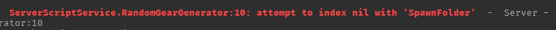 script error