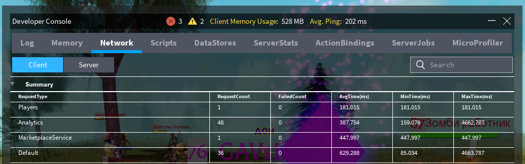 High ping to the server - Scripting Support - Developer Forum | Roblox
